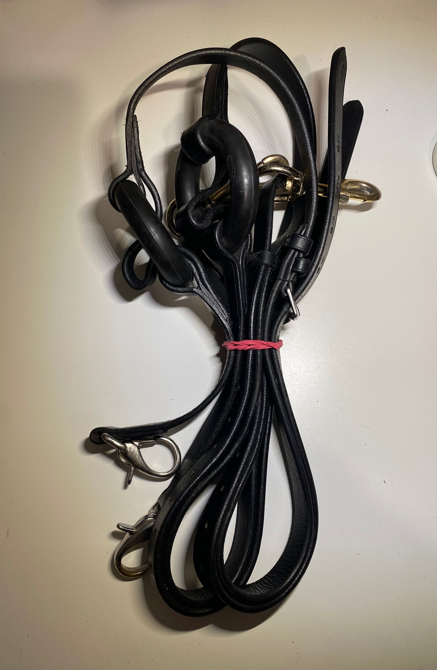 Clamping reins with rubber rings | Full