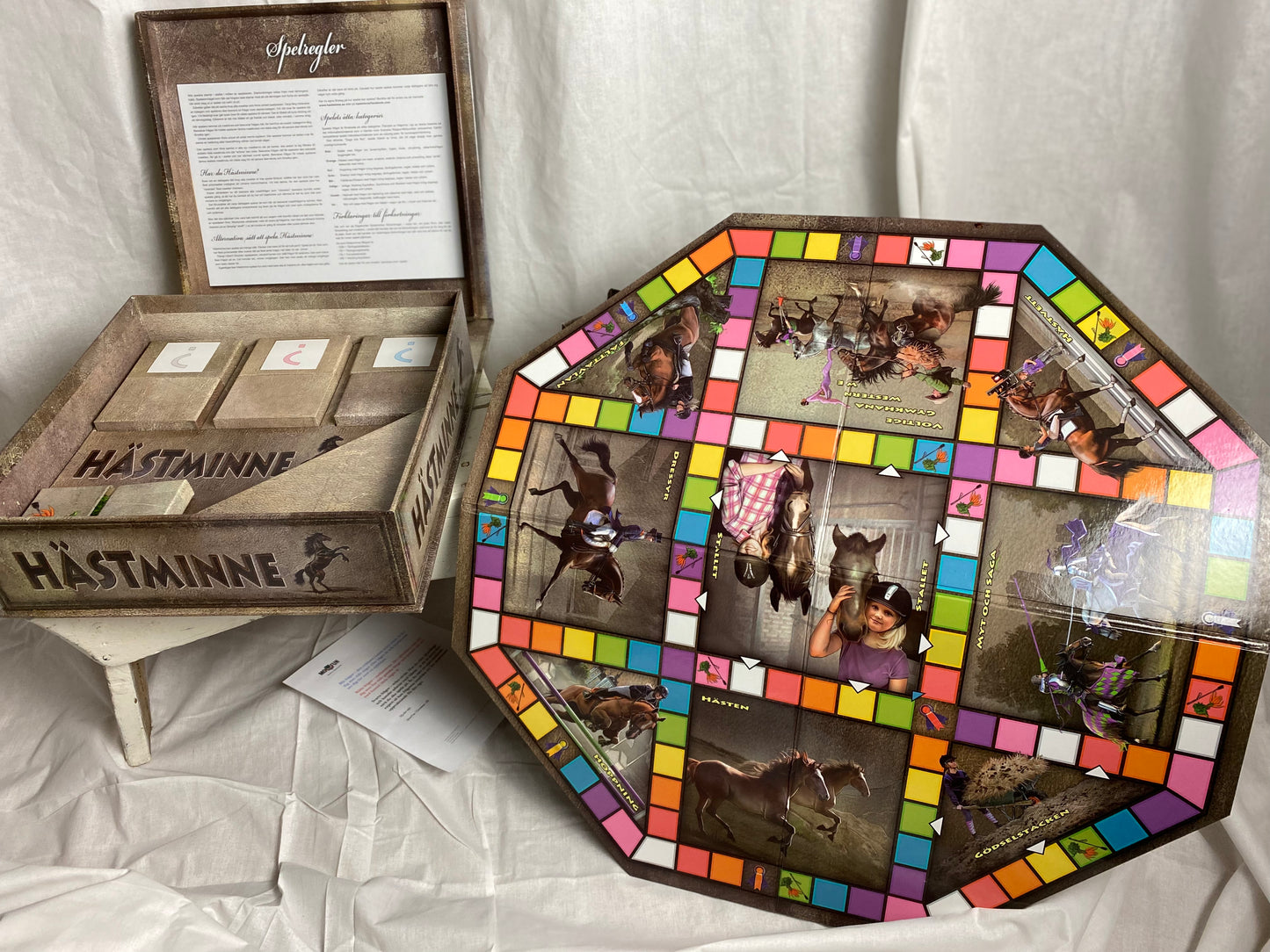 Horse memory board game