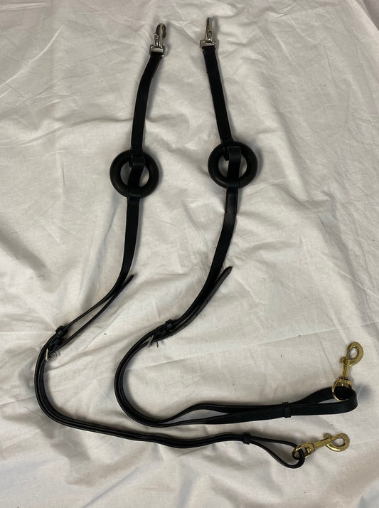 Clamping reins with rubber rings | Full