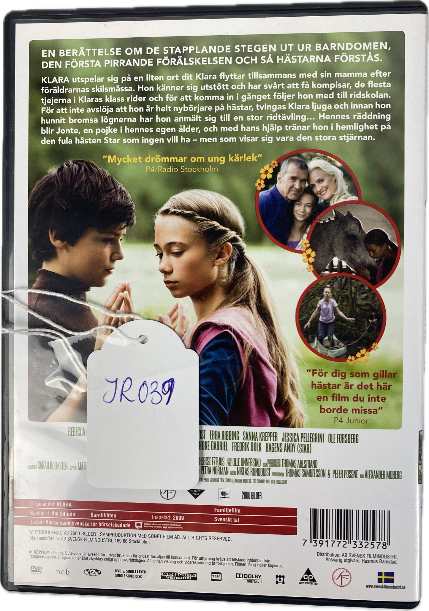 DVD movie Klara