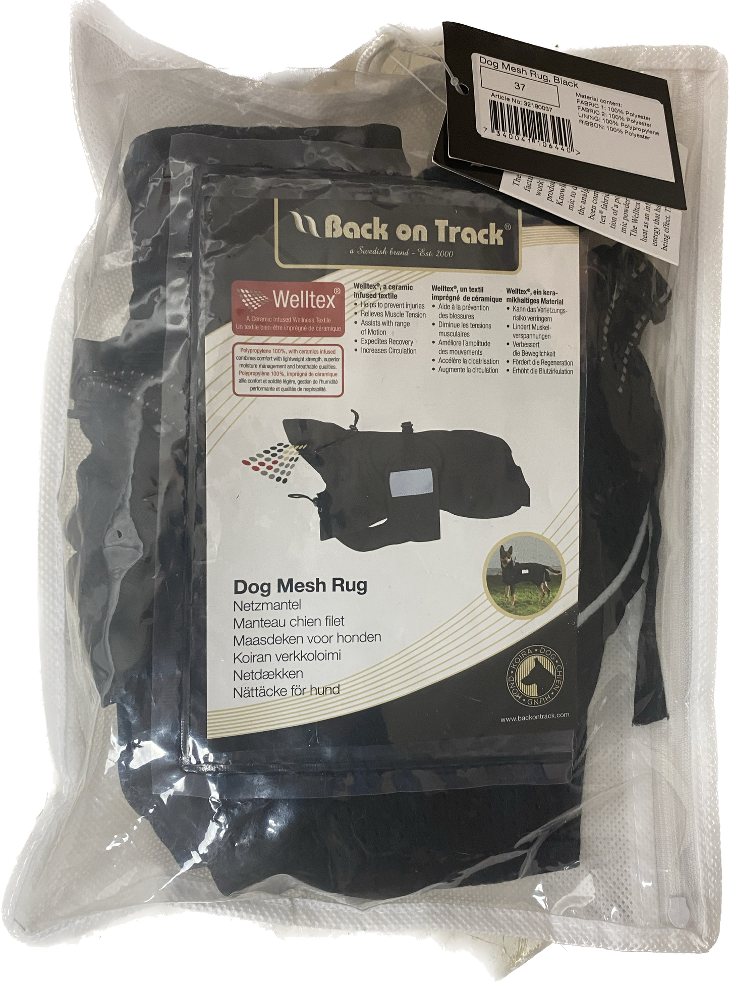 Dog Mesh Rug Reflective | 37 | Back on Track