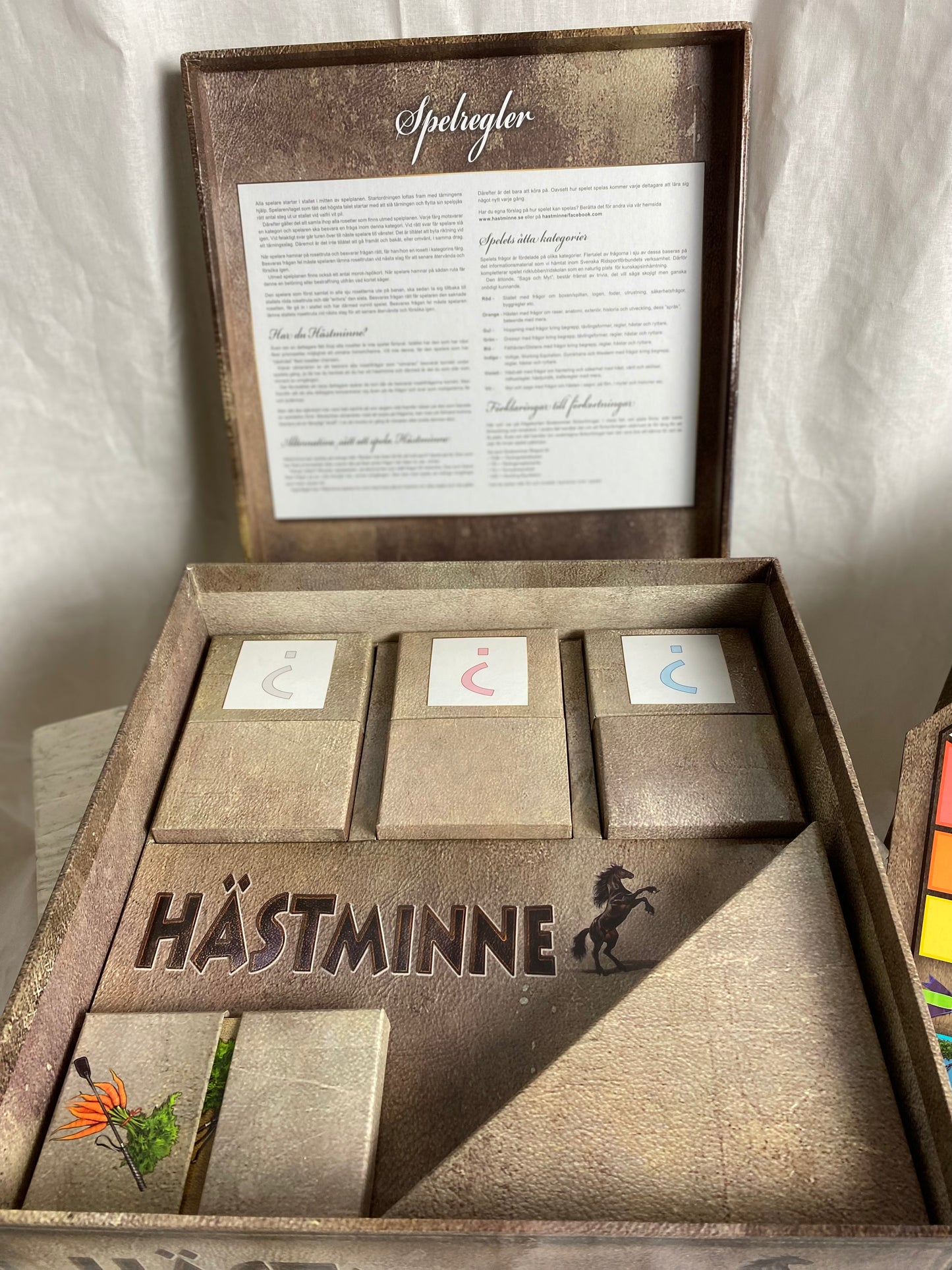 Horse memory board game