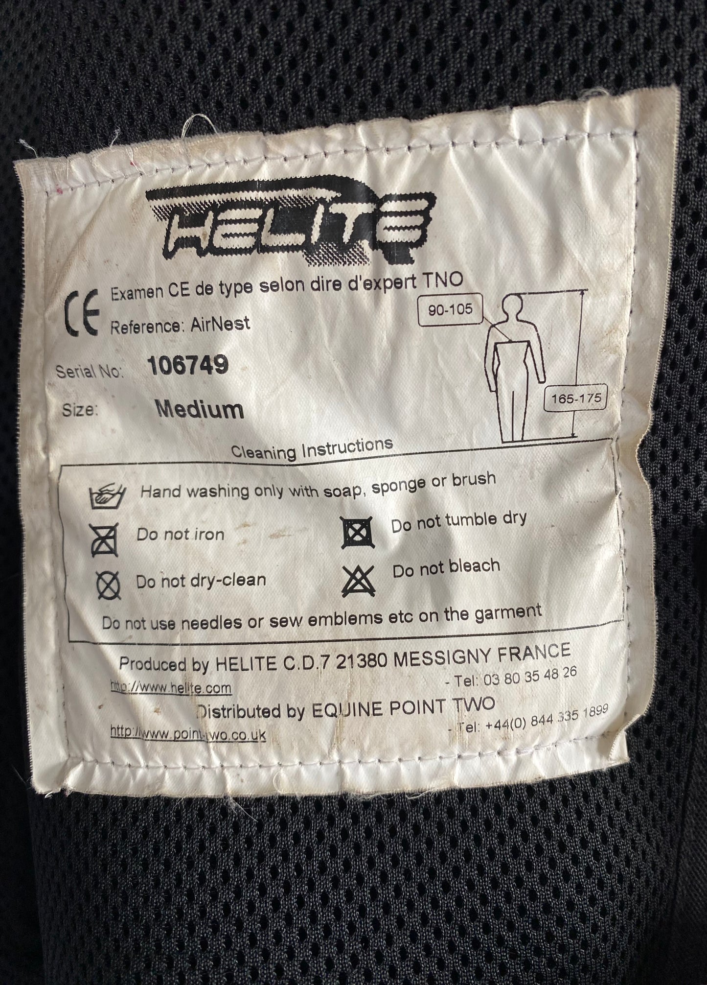 Safety vest with carbon dioxide cartridge | JacketPoint Two Air