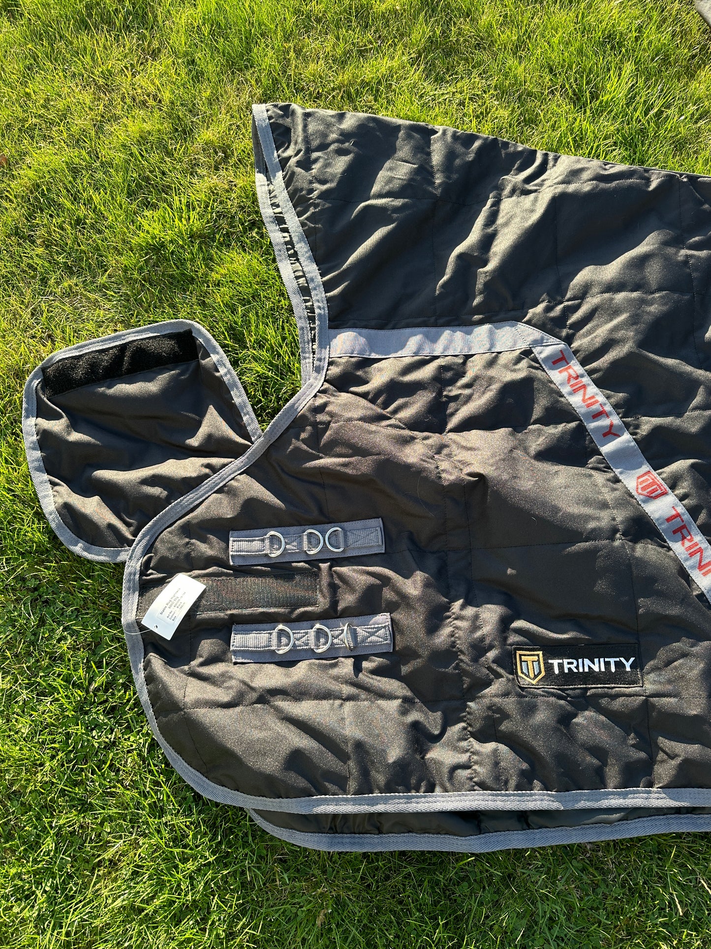 Trinity Stable Rug Highneck 600D, 50 g, size 155, black.