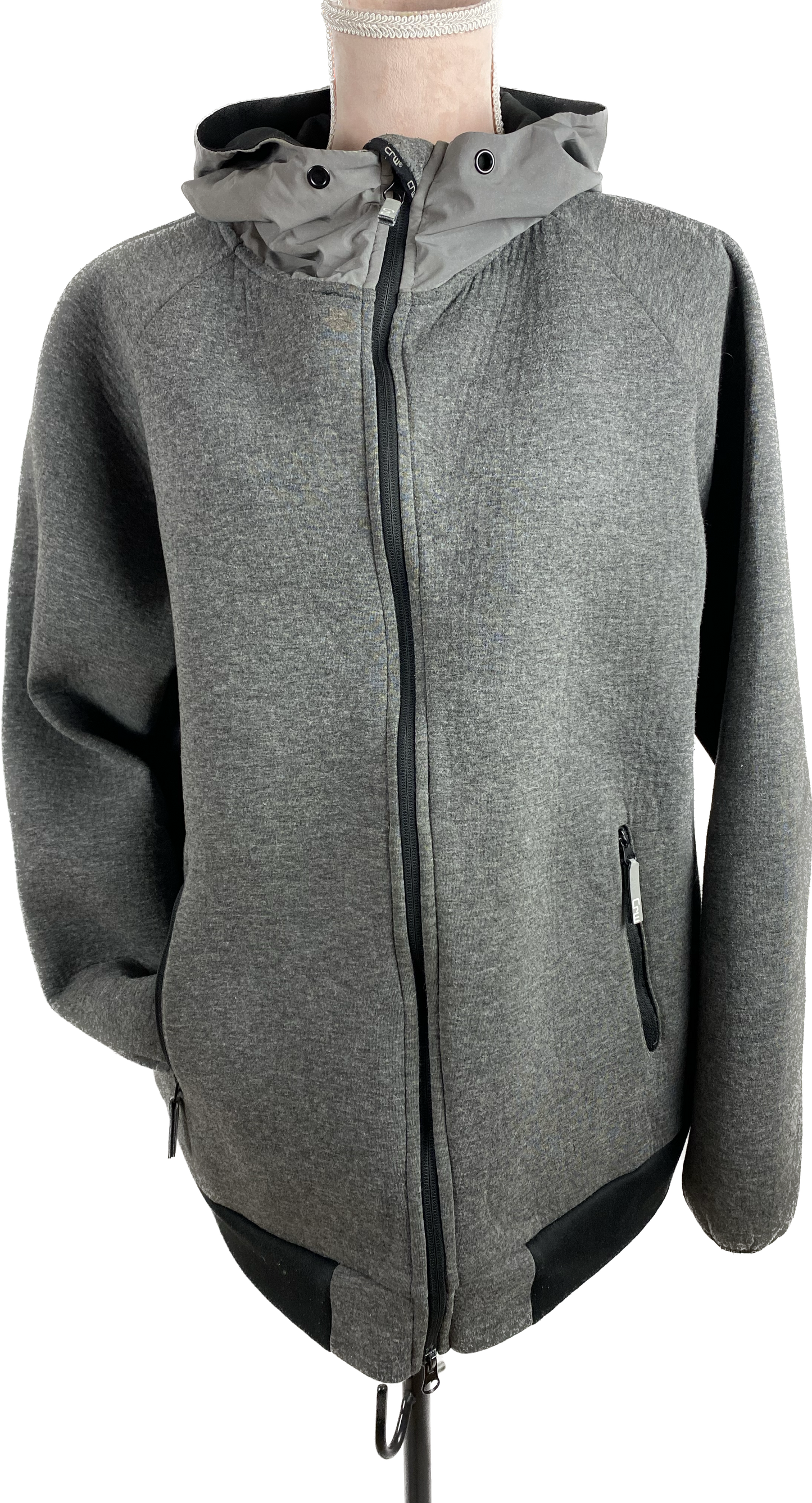 Hoodie with hood in reflective fabric | CRW
