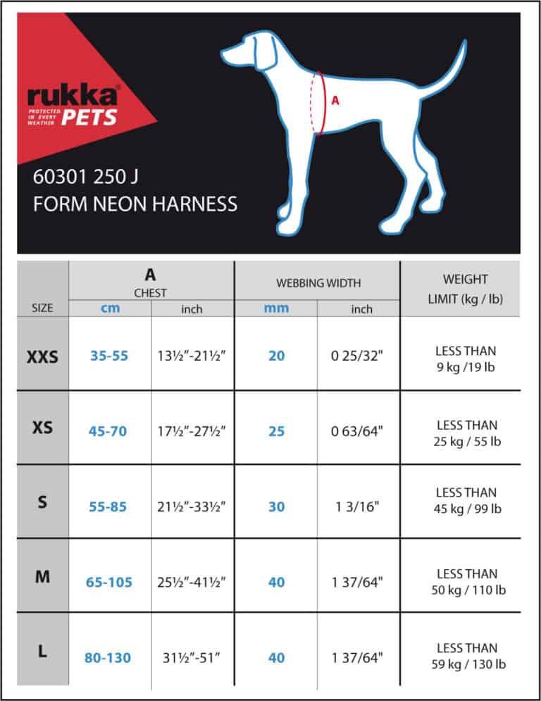 Dog harness with reflector | Rukka