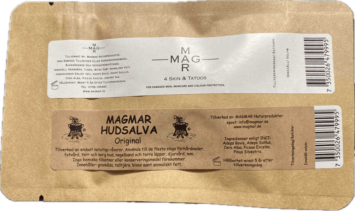 MAGMAR HUDSALVA Original provpåse hos Equi ReUse Sweden AB