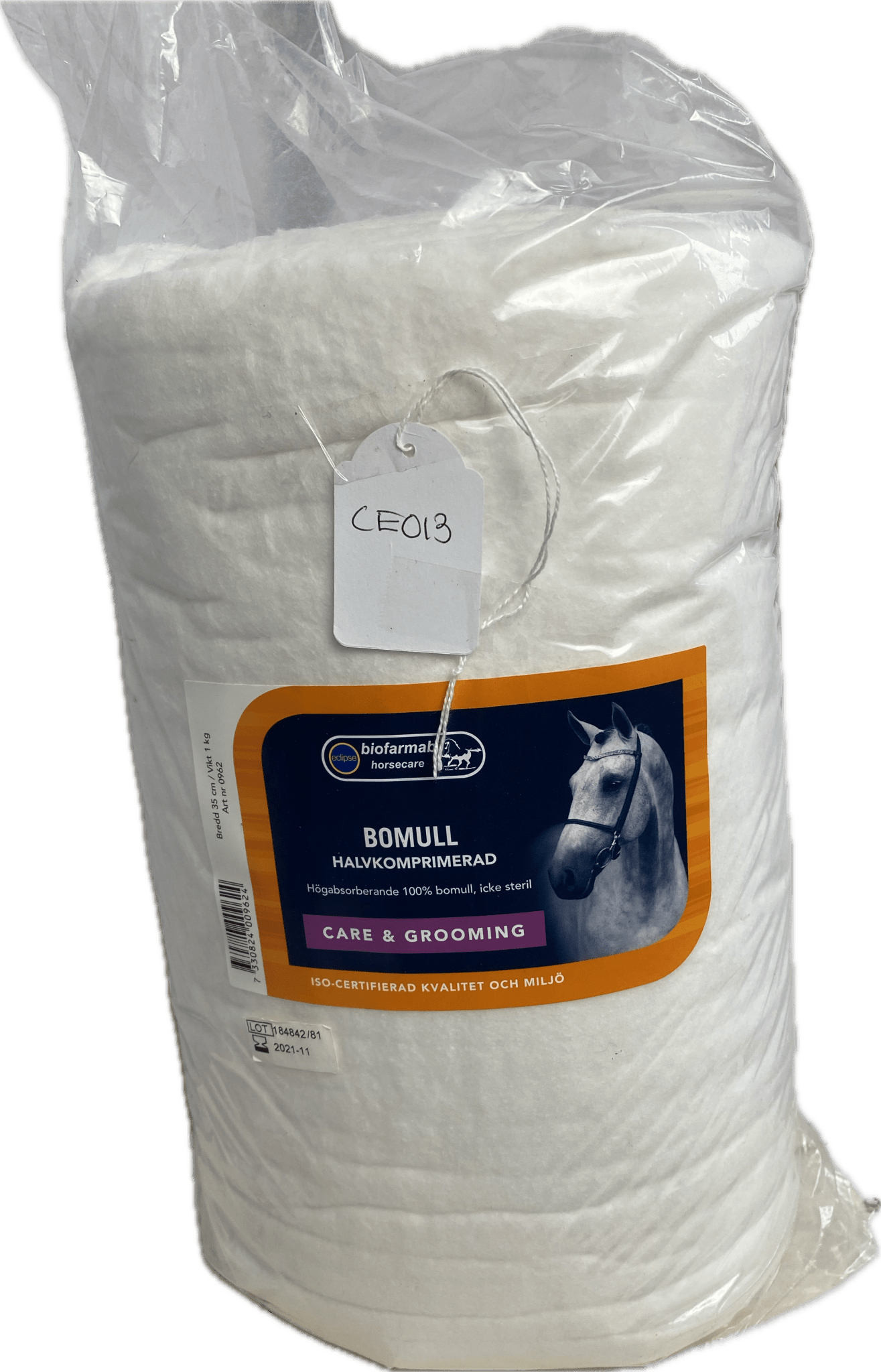 Medicinsk Bomull | Eclipse Biofarmab - Equi ReUse Sweden AB
