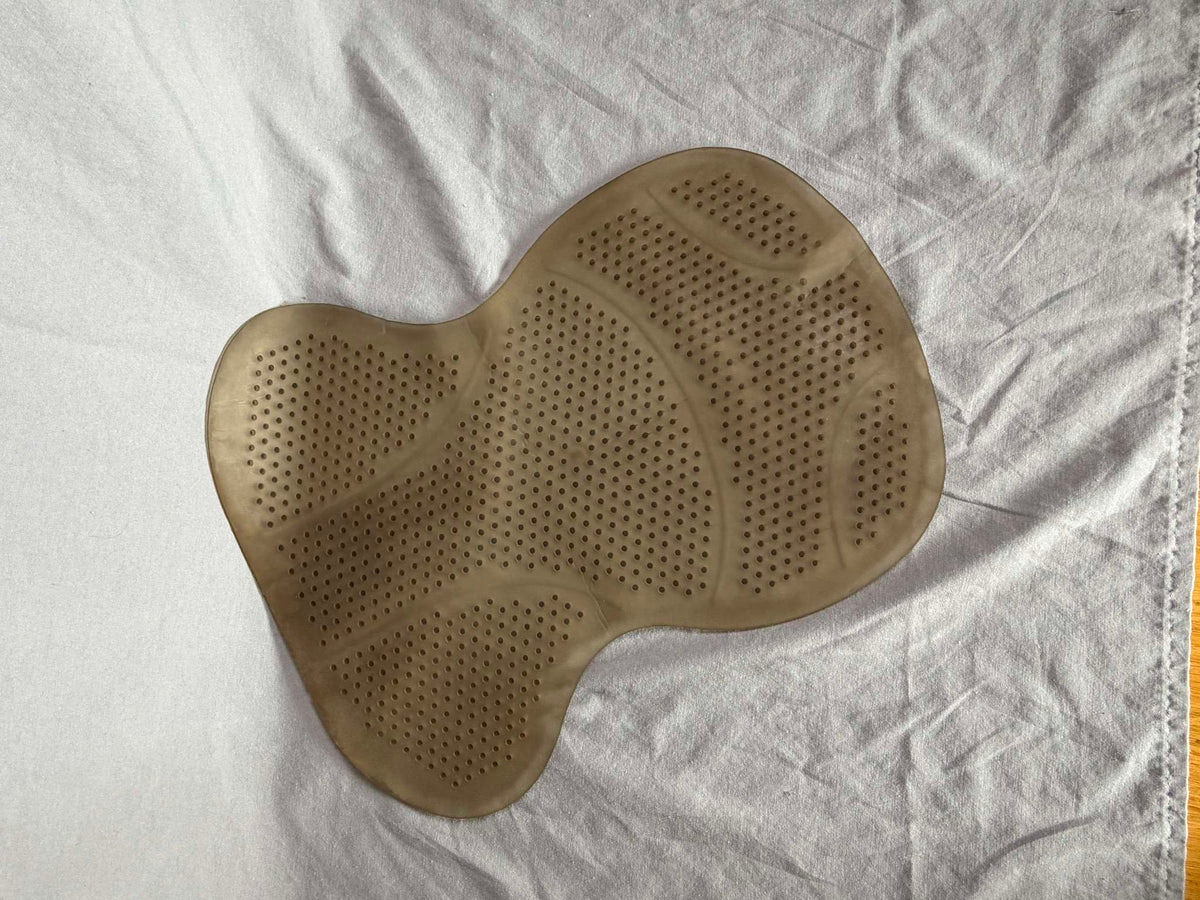 Beige Gelpadd Sadelpaddar