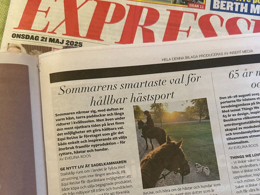 🗞️Equi ReUse i Expressens Livsstilsbilaga – igen! 💫 - Equi ReUse Sweden AB