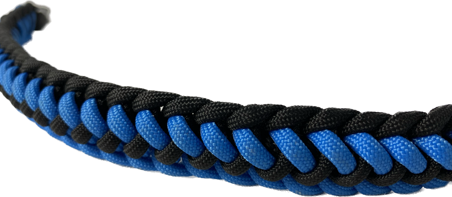 Pannband i flätad paracord