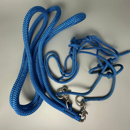 Rope halter with rein