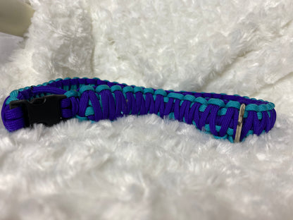 Hundhalsband flätat i paracord