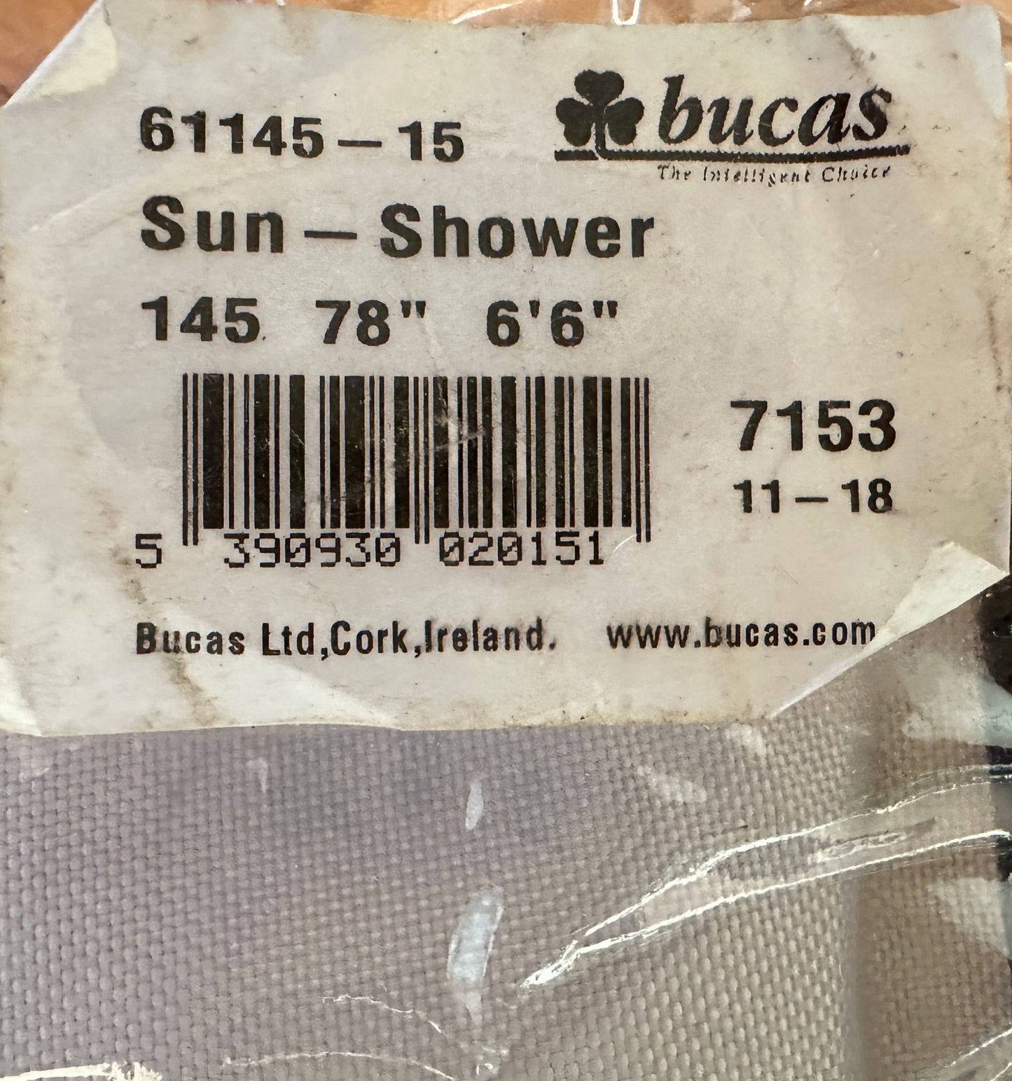 Raincover 0g | 125 &amp; 145 | Bucas Sun Shower
