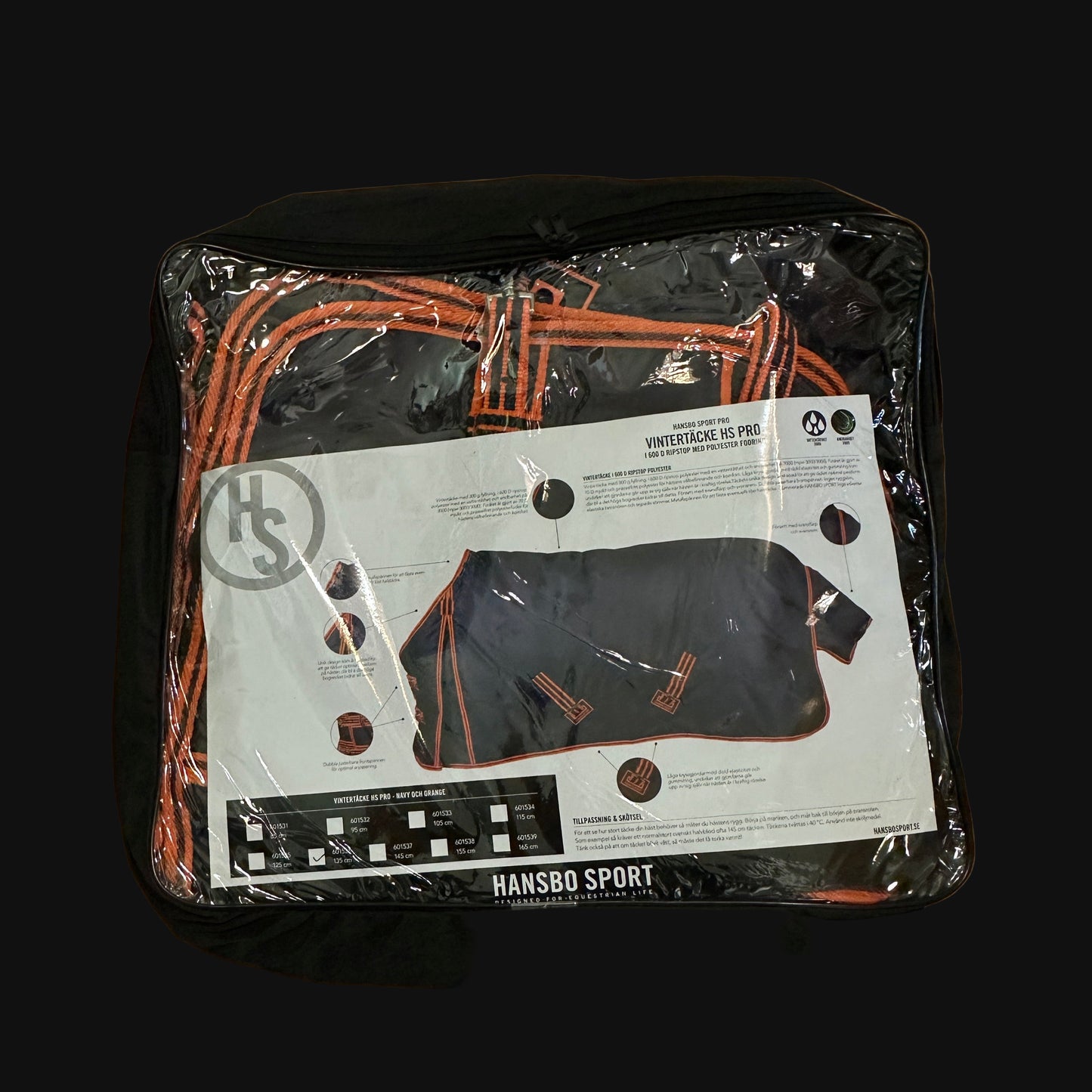 Vintertäcke 300g | 135-155 | Hansbo Sport