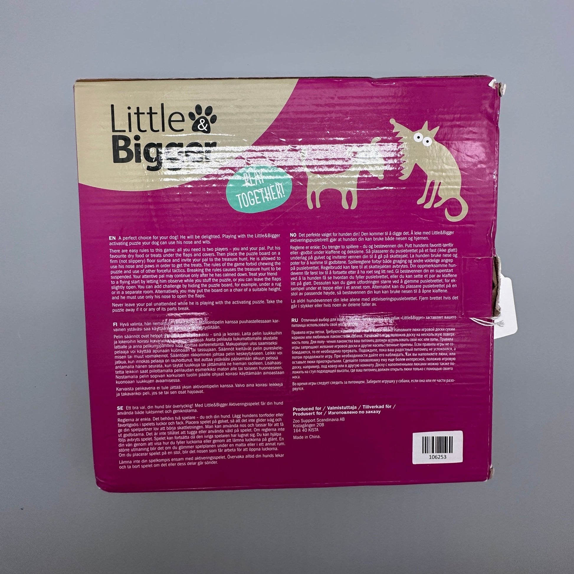 Aktivitetsspel för hund | Little & Bigger - Aktivitetslek - Equi ReUse Sweden AB