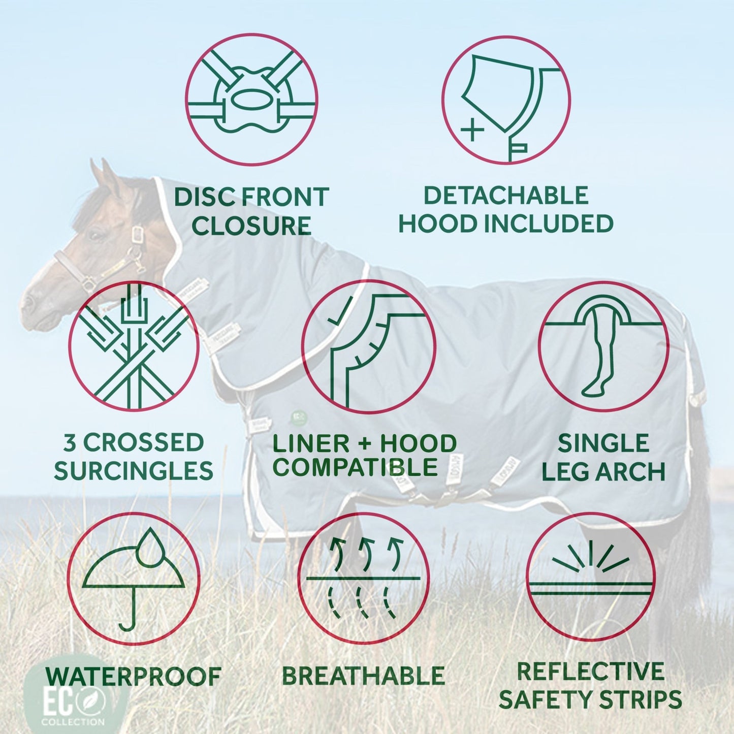 Amigo AmEco Bravo 12 Plus Lite 0g | 130 | Horseware - Equi ReUse Sweden AB