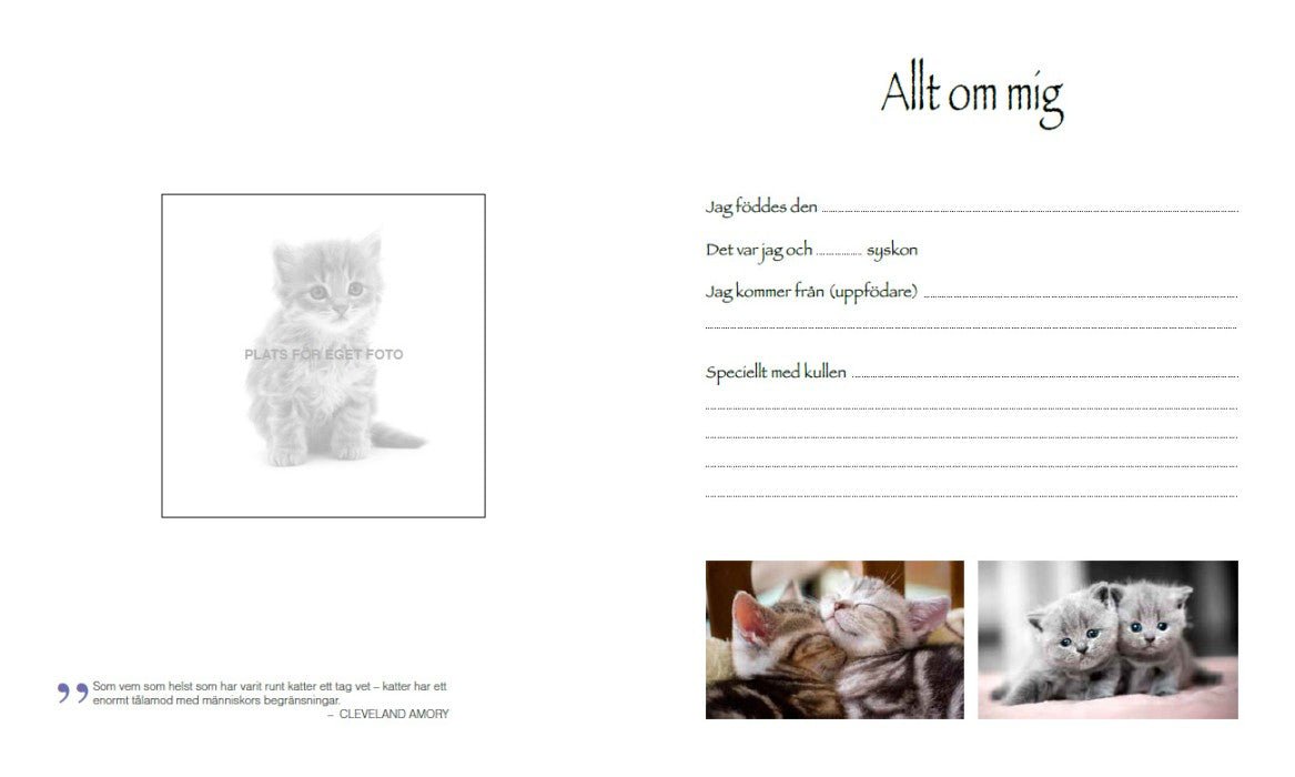 Bok | Mitt härliga kattliv - Equi ReUse Sweden AB