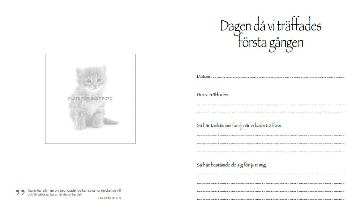 Bok | Mitt härliga kattliv - Equi ReUse Sweden AB