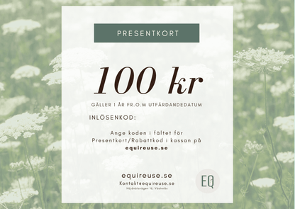 Digitalt Presentkort 🎁 - Presentkort - Equi ReUse Sweden AB