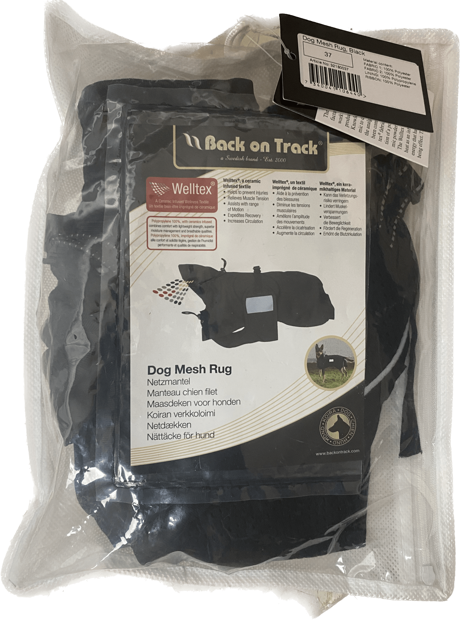 Dog Mesh Rug | 37 | Back on Track - Equi ReUse Sweden AB