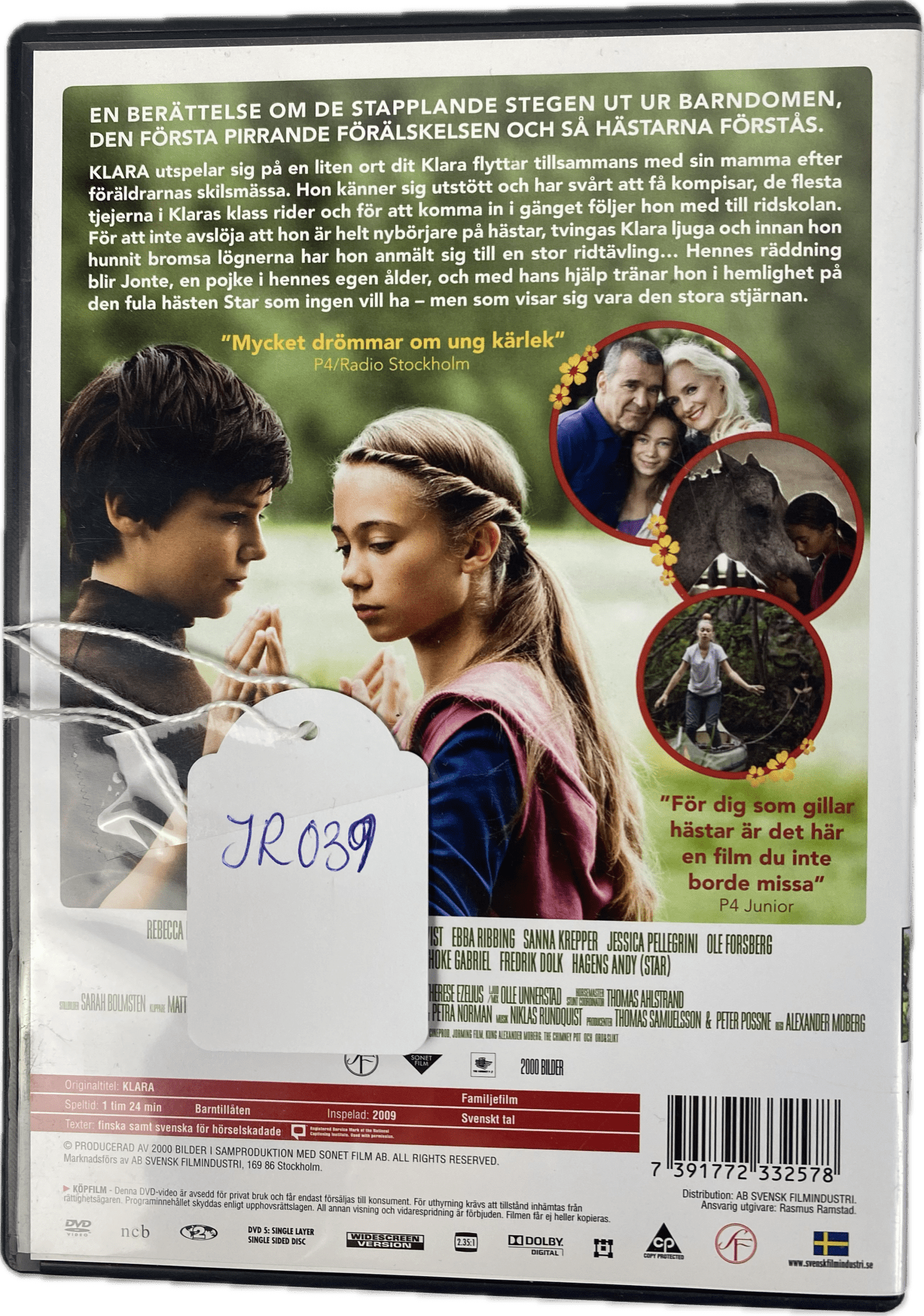 DVD - film Klara - Equi ReUse Sweden AB