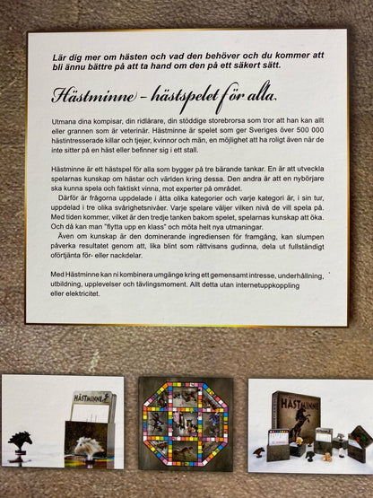 Hästminne sällskapsspel - Equi ReUse Sweden AB