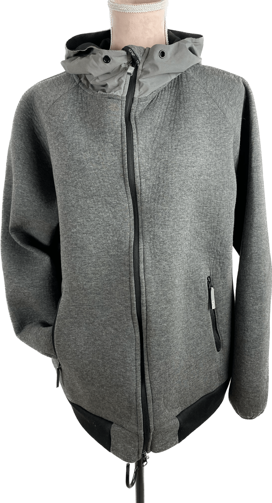 Hoodie med huva i reflextyg | CRW - Equi ReUse Sweden AB