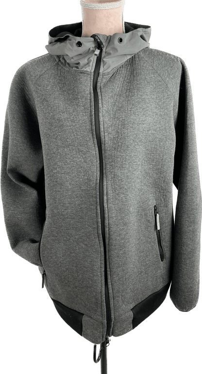 Hoodie med huva i reflextyg | CRW - Equi ReUse Sweden AB