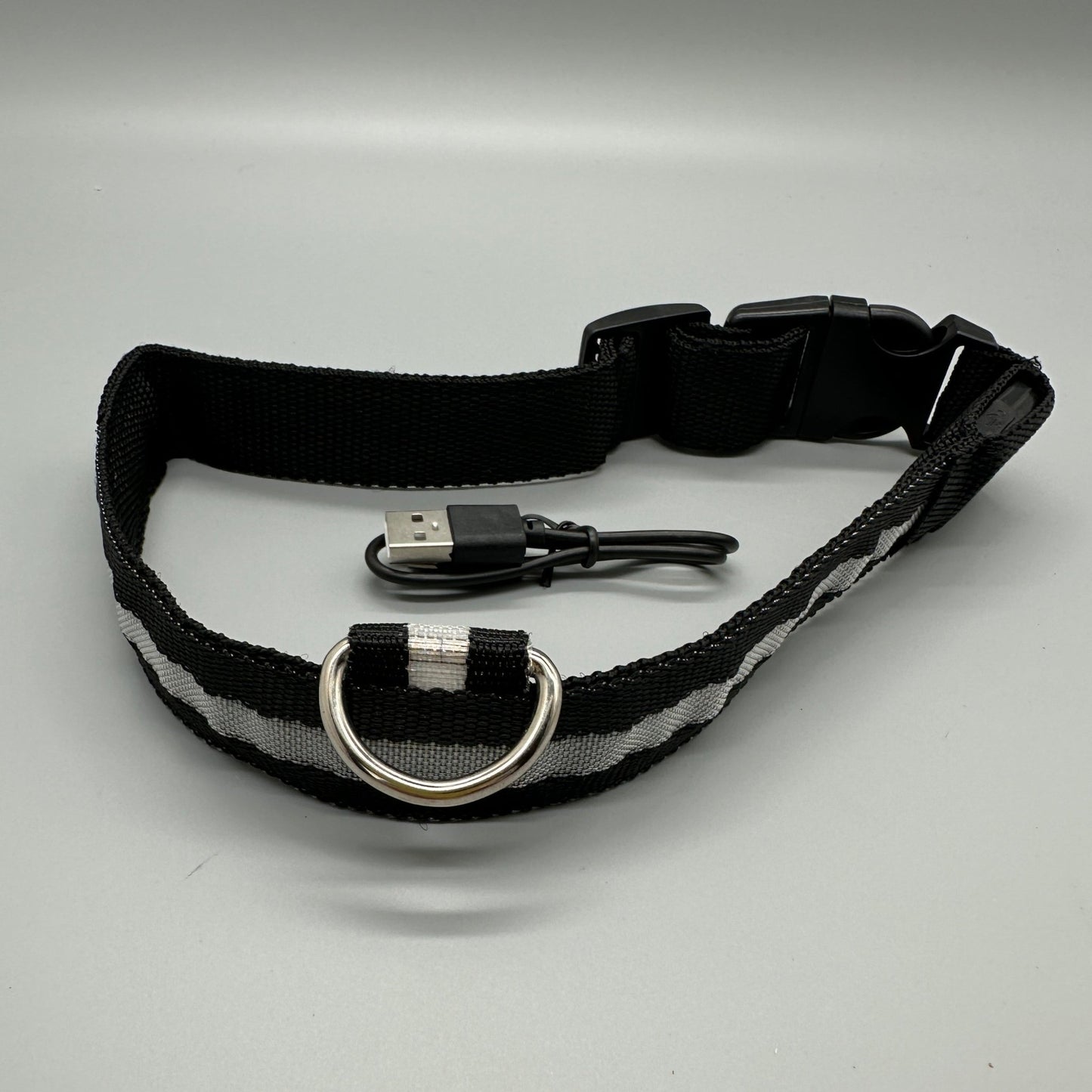 Hundhalsband med LED - ljus med fast och blinkande sken - Halsband - Equi ReUse Sweden AB