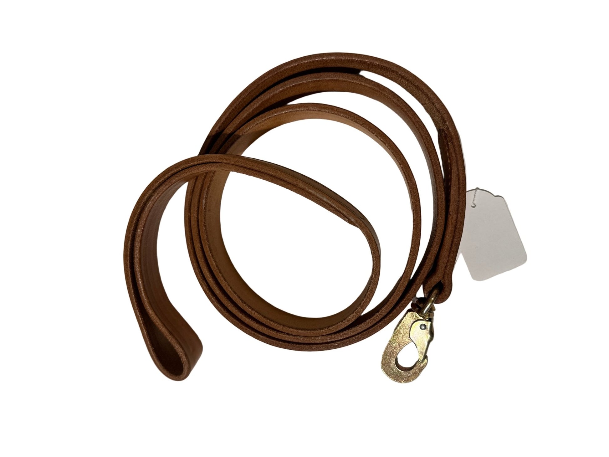 Hundkoppel i läder med karbinhake | BGB Orsa Sweden - Equi ReUse Sweden AB