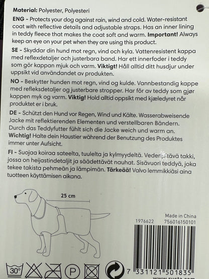 Hundtäcke med reflex | 25 | Pet Club - Hundtäcke - Equi ReUse Sweden AB