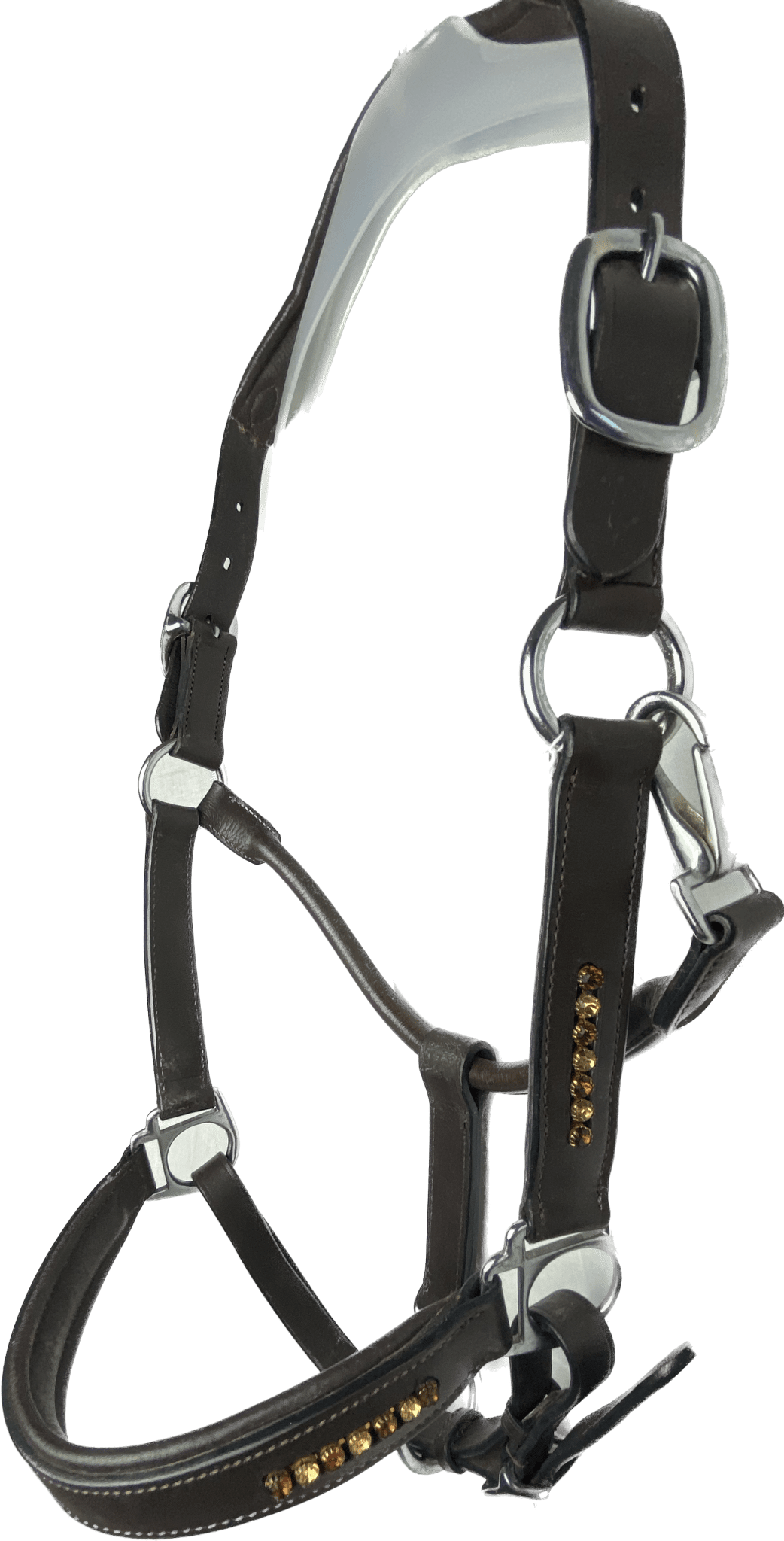 Lädergrimma med bling - Equi ReUse Sweden AB