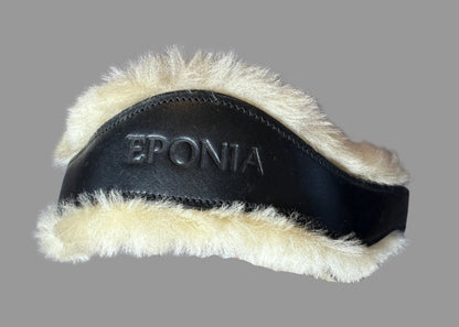 Lädergrimma med fårskinn | Eponia Equestrian sport - Grimma - Equi ReUse Sweden AB