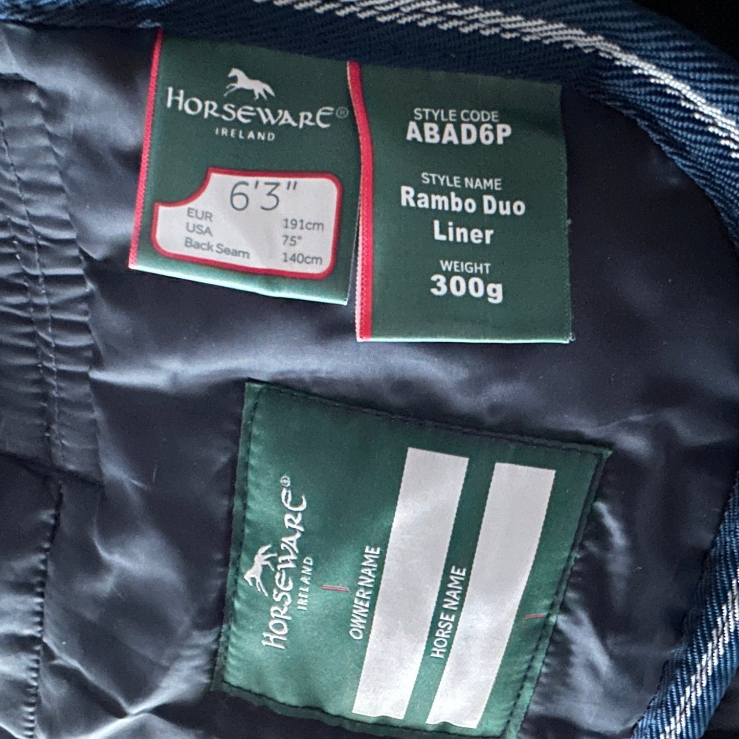 Liner 300g | 140 | Horseware Rambo - Equi ReUse Sweden AB