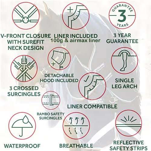Rambo Turnout Plus 100g | 125 | Horseware Rambo