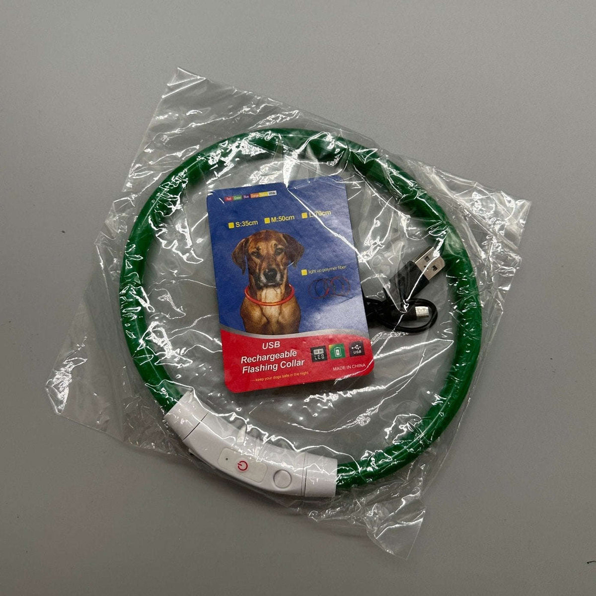 Hundhalsband med LED-ljus | Pet Safety