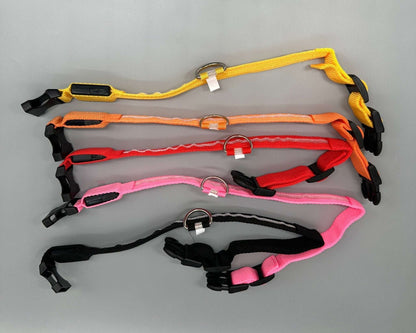 Hundhalsband med LED-ljus med fast och blinkande sken