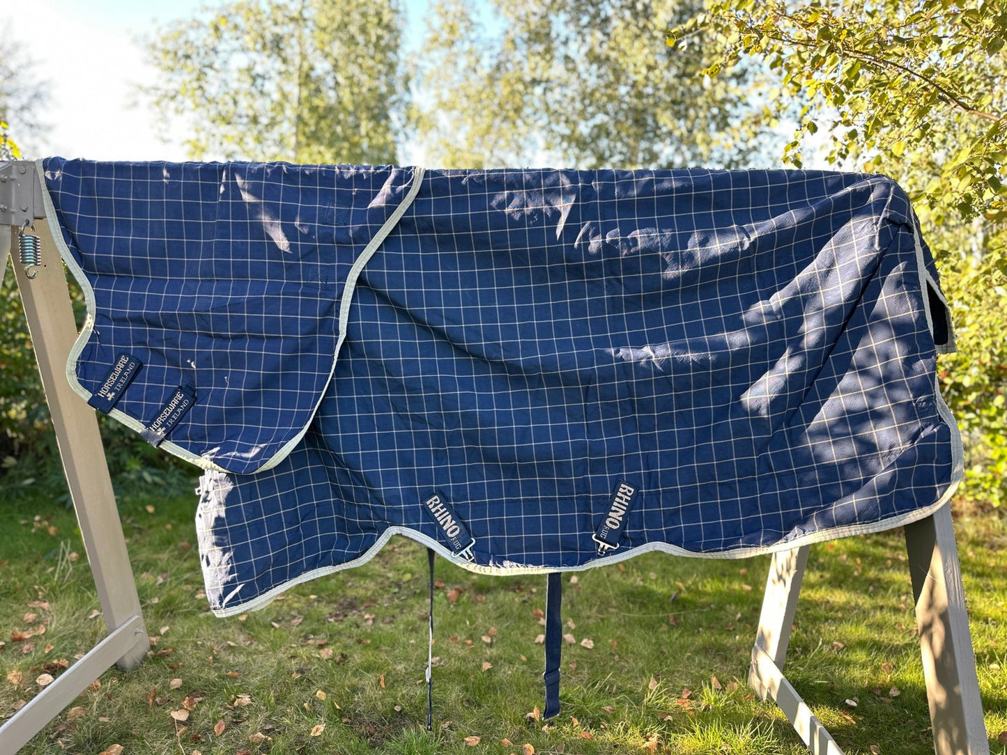 Regntäcke 0g | 130 | Horseware Rhino Original Plus Hals - Equi ReUse Sweden AB