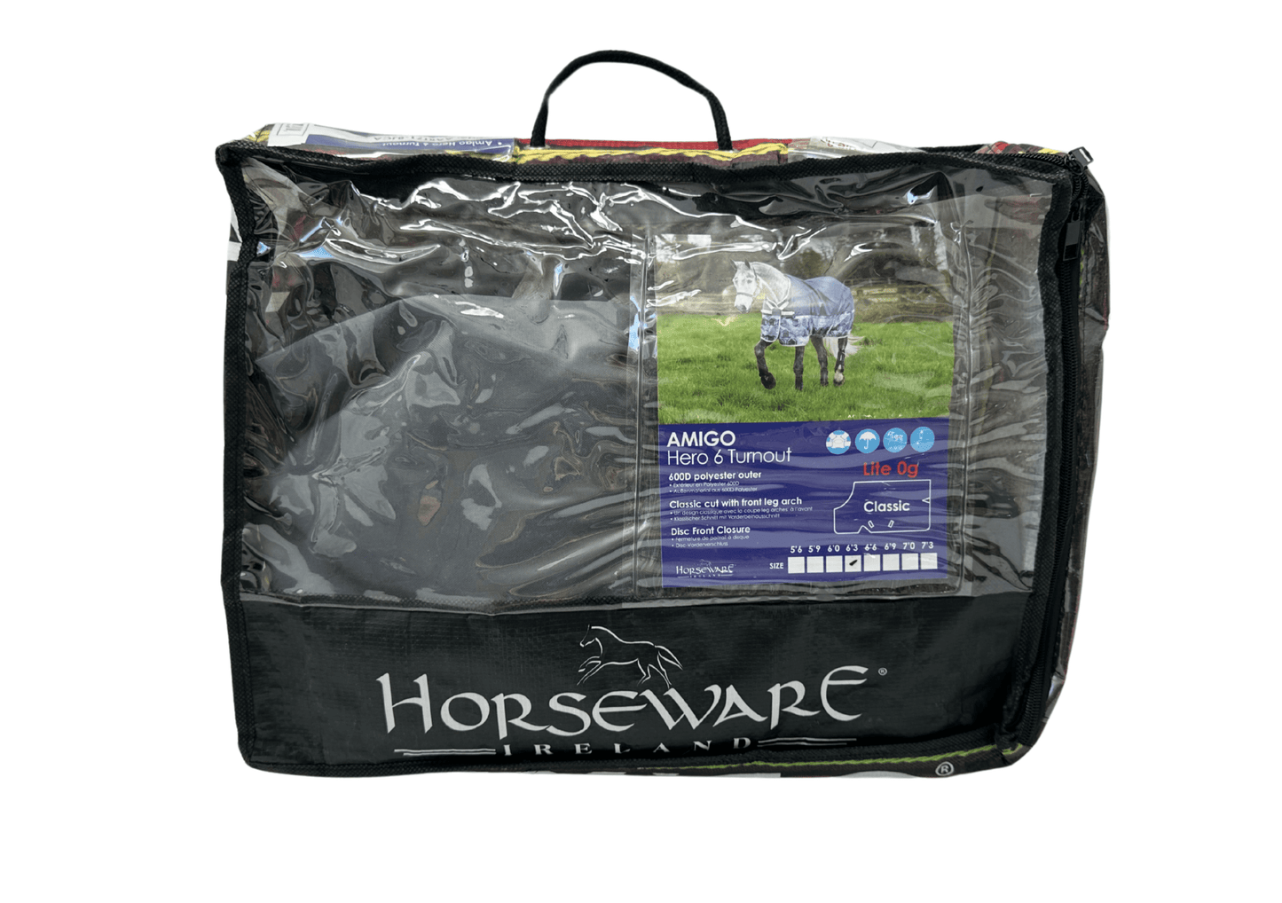 Regntäcke 0g | 140 | Horseware Amigo Hero 6 - Equi ReUse Sweden AB
