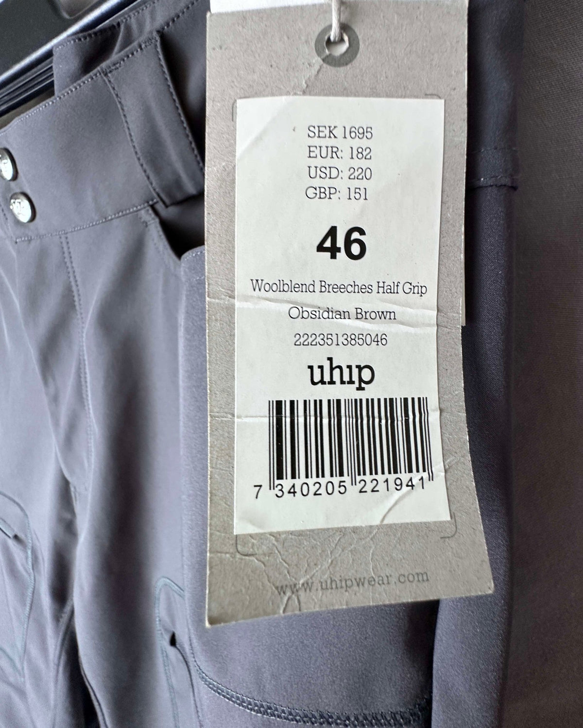 Ridbyxa Funktionsbyxa | 46 | UHIP Woolblend Breeches - Equi ReUse Sweden AB