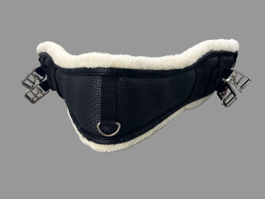 Sadelgjord Dressyr med minkfleece | 75 | - Equi ReUse Sweden AB