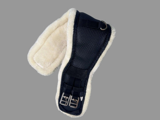 Sadelgjord Dressyr med minkfleece | 75 | - Equi ReUse Sweden AB