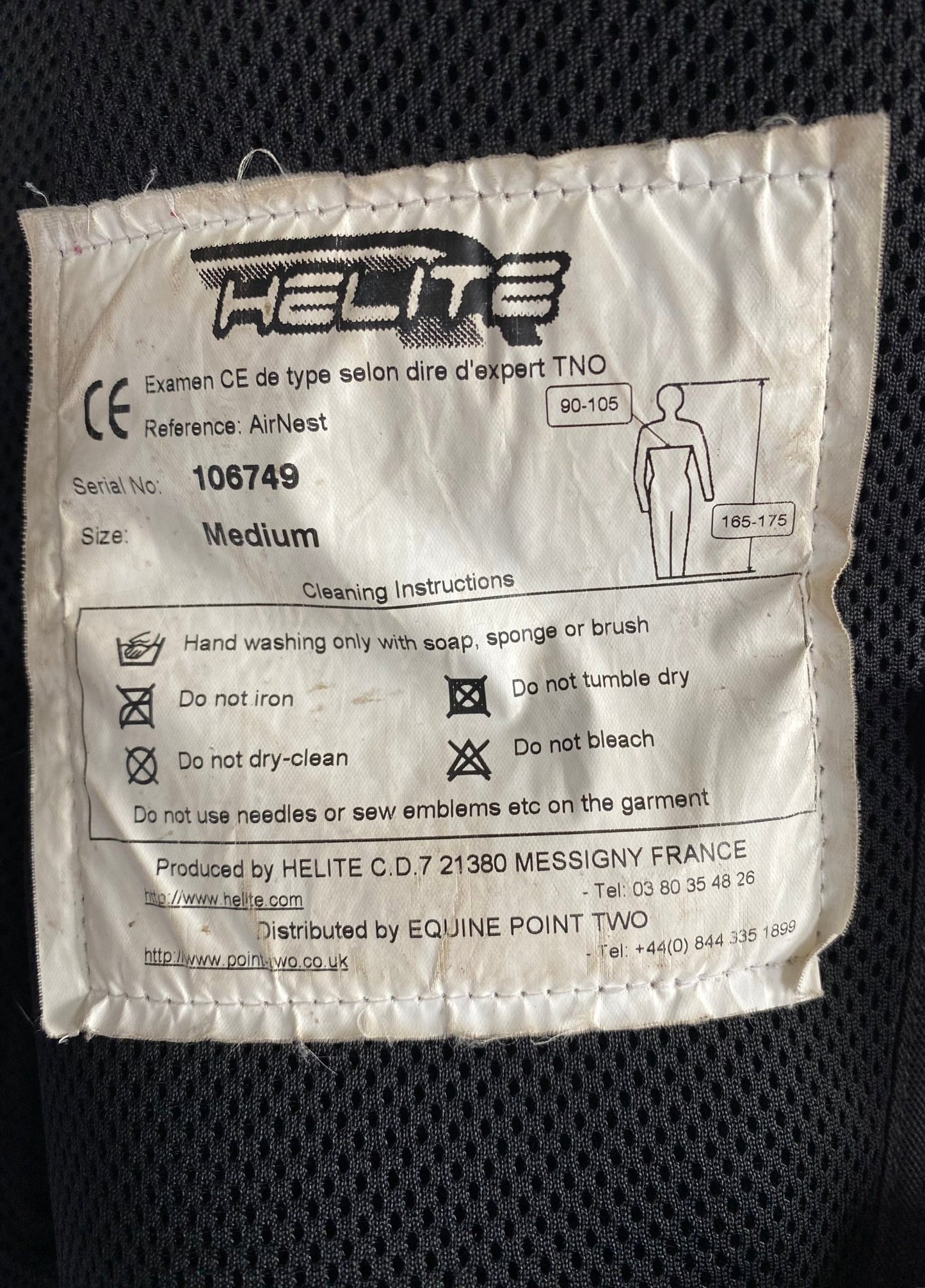 Säkerhetsväst med kolsyrepatron | JacketPoint Two Air - Equi ReUse Sweden AB