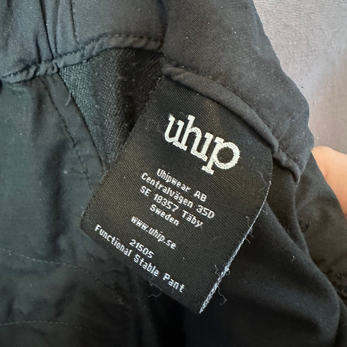 Stallbyxa Funktionsbyxa | 46 | UHIP Functional Stable Pant - Stall- & Fritidsbyxa - Equi ReUse Sweden AB