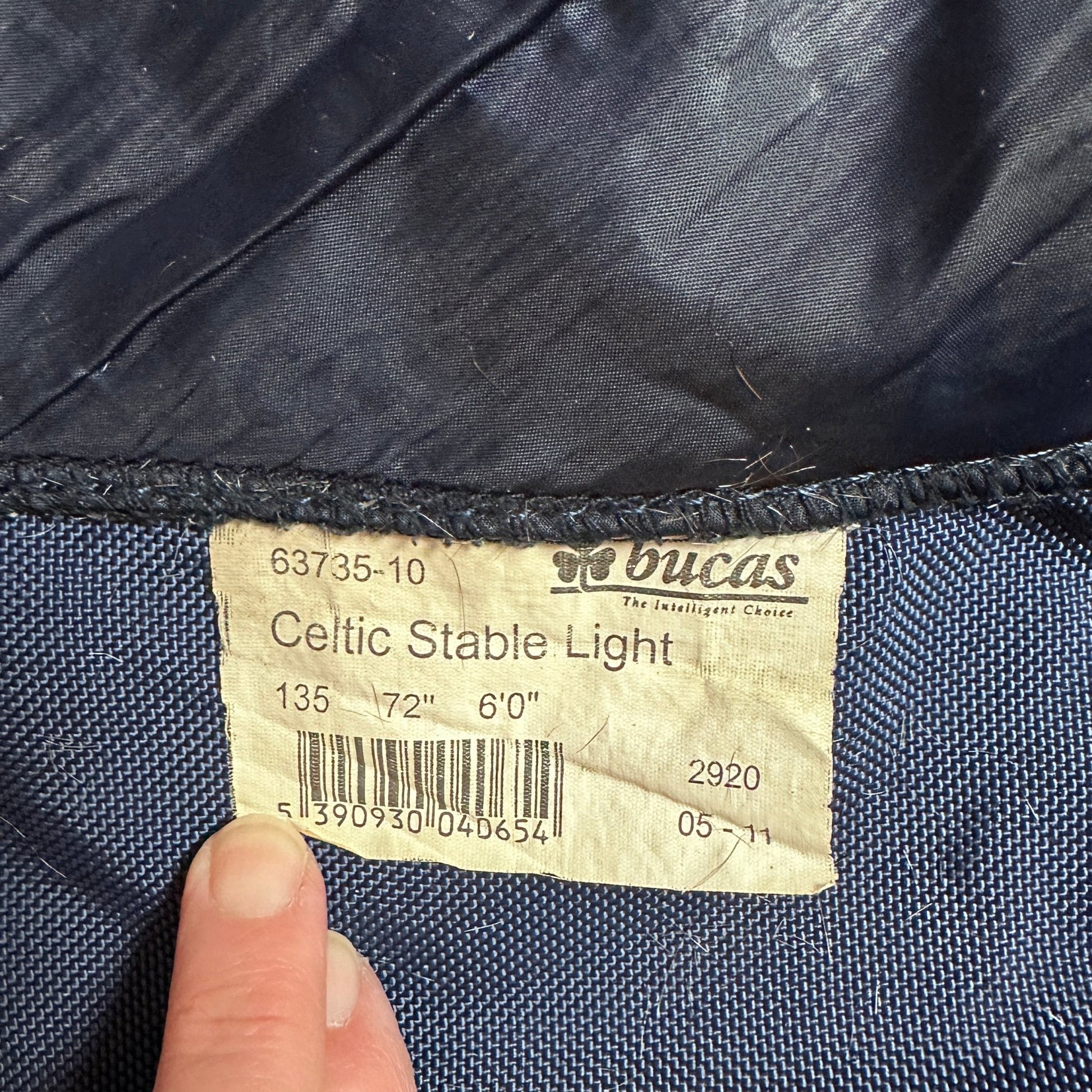 Stalltäcke 0g | 135 | Bucas Celtic Stable Light - Stall - & transporttäcke - Equi ReUse Sweden AB