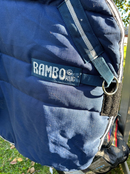 Stalltäcke | 140 | Horseware Rambo Stable Plus Vari - Layer 450g - Equi ReUse Sweden AB