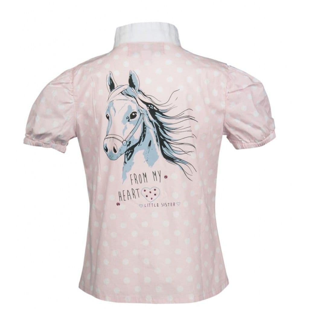 Tävlingsblus | 110/116 | HKM Little Sister - Toppar & T-shirts - Equi ReUse Sweden AB