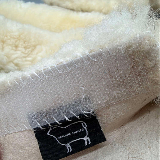 Tränsskydd i fårskinn 9 delar | Genuine Sherpa - Equi ReUse Sweden AB