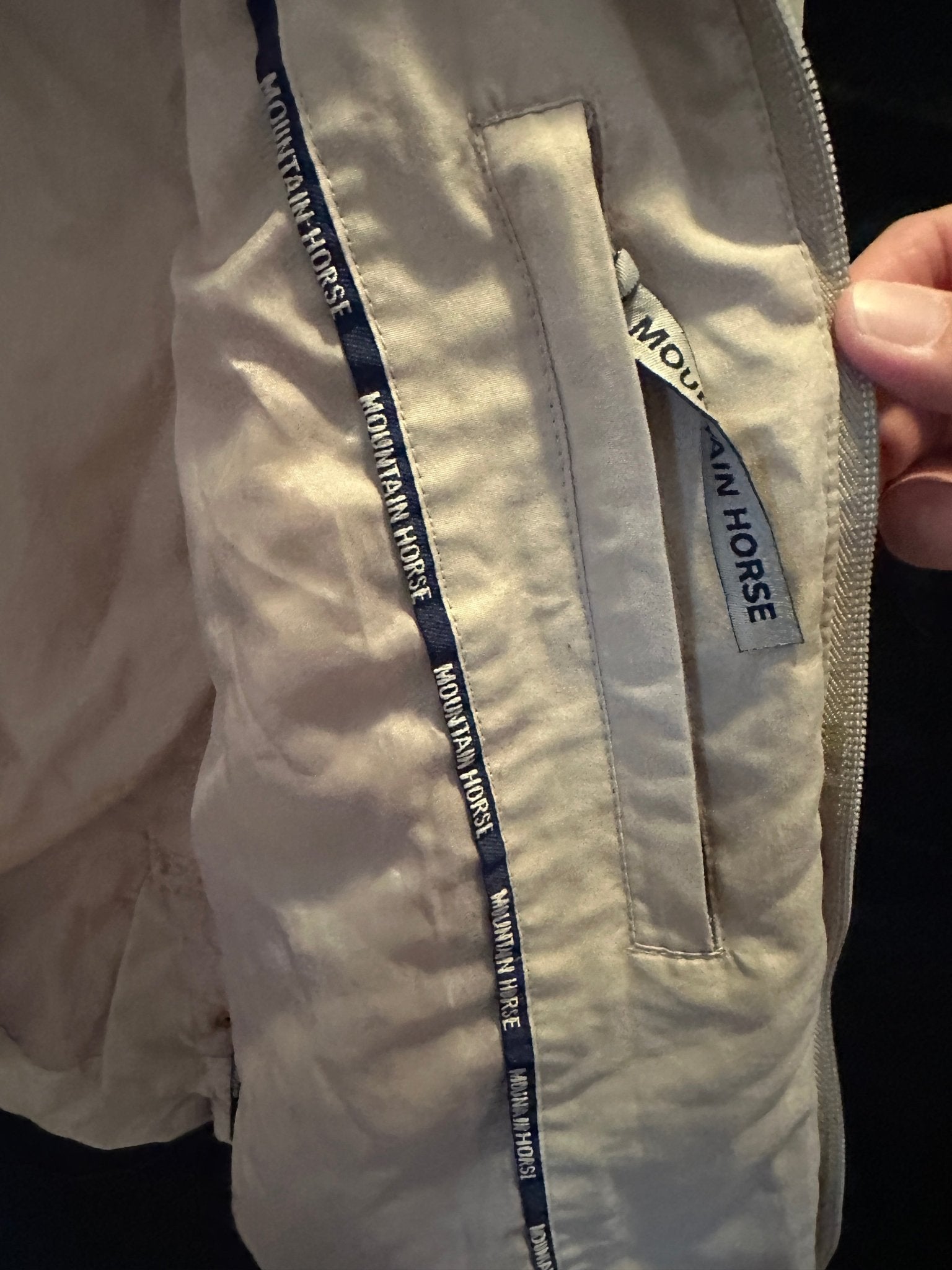 Tunnfodrad Jacka/ väst | XS | Mountain Horse - Jackor & Kappor - Equi ReUse Sweden AB